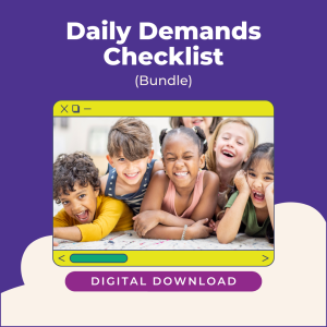 Daily Demands Checklist (Bundle)